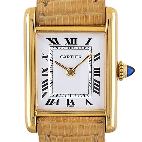 cartier tank gold gebraucht